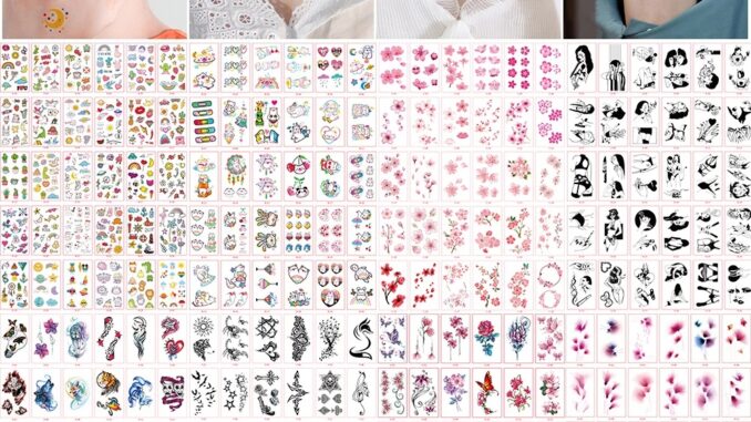 [YU ] สติกเกอร์รอยสักชั่วคราว กันน้ํา ติดทนนาน สไตล์มินิมอล