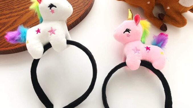 ที่คาดผมตุ๊กตายูนิคอร์นน่ารัก สุดฮา ตลก กิ๊บโพนี่ ที่คาดผมล้างหน้า การ์ตูนเคลื่อนไหว ประสิทธิภาพเด็ก ที่คาดผม ที่คาดผม ภาพถ่าย