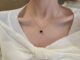 17KM โคลเวอร์จี้สร้อยคอผู้หญิงหรูหราโซ่ทองสร้อยคอเครื่องประดับ