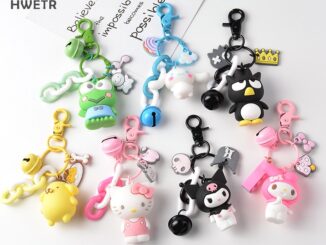 Hwetr พวงกุญแจ จี้การ์ตูน Kawaii Sanrioed Kuromi Mymelody Cinnamorol น่ารัก สําหรับแขวนกระเป๋า