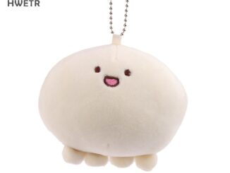Hwetr พวงกุญแจ จี้ตุ๊กตาการ์ตูนปลาหมึก ผ้ากํามะหยี่ขนนิ่ม ขนาด 10 ซม.