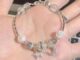 Lovito สร้อยข้อมือ พลอยเทียม รูปดาว ธรรมดา ลําลอง สําหรับผู้หญิง LFA06110 (สีเงิน)