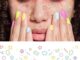 Onem สติกเกอร์รอยสักชั่วคราว ลายการ์ตูนดาวน่ารัก สีชมพู สําหรับตกแต่งใบหน้า เทศกาลปาร์ตี้