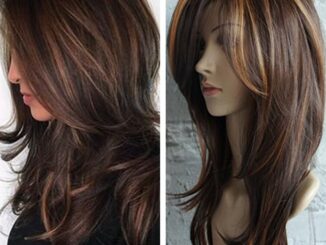 วิกผมยาวตรง สีน้ําตาล สไตล์ยุโรป และอเมริกา สําหรับผู้หญิง