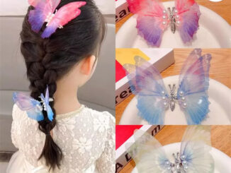 กิ๊บติดผม รูปผีเสื้อ สไตล์ฮั่นฝูโบราณ สําหรับเด็กคลิปผม