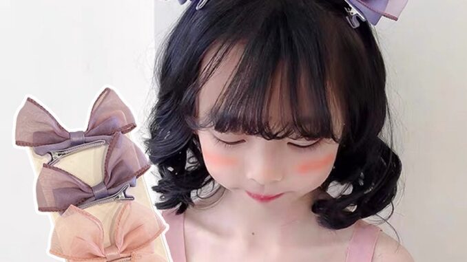 กิ๊บติดผม รูปโบว์น่ารัก เครื่องประดับ สําหรับผู้ใหญ่ และเด็ก มี 3 คู่ กิ๊บติดผม รูปโบว์น่ารัก เครื่องประดับ สําหรับผู้ใหญ่ และเด็ก มี 3 คู่