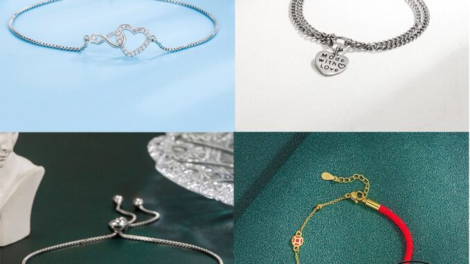 ATHENA JEWELRY แท้ เครื่องประดับ Silver ผู้หญิง กำไล แฟชั่น เงิน 925 วินเทจ มอยส์ซาไนท์ไดมอนด์ กำไลข้อมือ ผู้หญิง ต้นฉบับ เครื่องประดับ เกาหลี M056