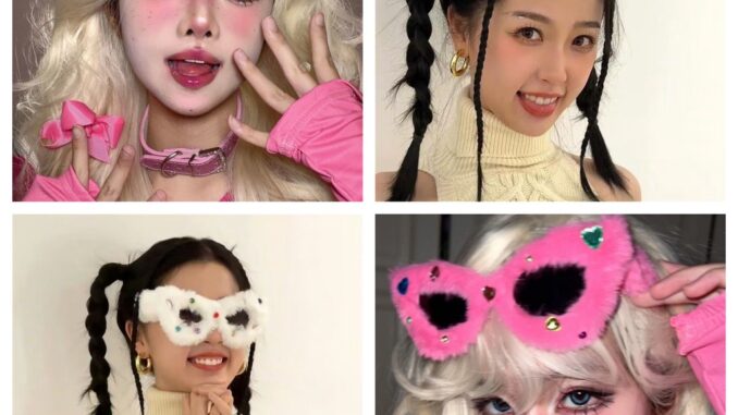 ใหม่ ที่คาดผม ตุ๊กตาบาร์บี้ แว่นกันแดด สําหรับผู้หญิง สุดเท่ ขายดี เด็กผู้หญิง ล้างหน้า เครื่องประดับผม