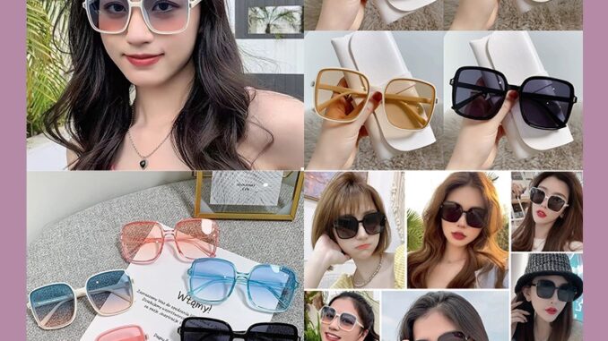 [จัดส่งจากประเทศไทย]แว่นตากันแดดแฟชั่นชั้นสูง กรอบสี่เหลี่ยมวินเทจคุณภาพสูงมีหลายสีให้เลือกมีจำหน่ายสำหรับผู้ชายและผู้หญ