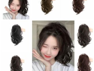 Daishen1 หางม้าสังเคราะห์ แบบสั้น หยักศก สไตล์เกาหลี หางม้าสังเคราะห์ แฟชัน ผมหยิก ธรรมชาติ คลิปหางม้า ปาร์ตี้