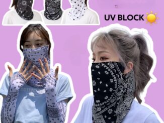 ผ้าบัฟ สไตล์เกาหลี   ลาย paisley มีที่เกี่ยวหู กันแดดกันฝุ่น✨ YKD