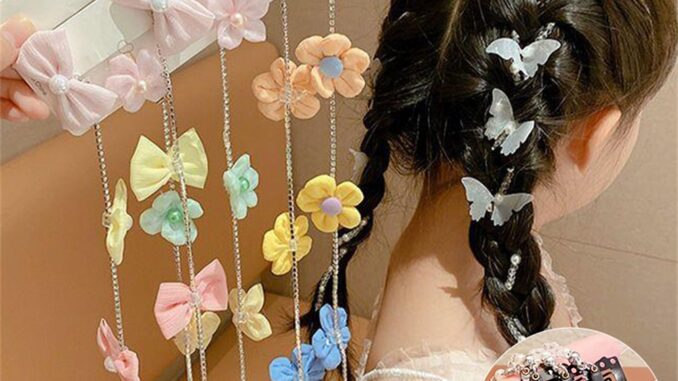 กิ๊บติดผม แบบถัก ลายดอกไม้ สีแคนดี้ แวววาว สร้างสรรค์ เครื่องประดับผม สําหรับเด็กผู้หญิง 2 ชิ้น กิ๊บติดผม แบบถัก ลายดอกไม้ สีแคนดี้ แวววาว สร้างสรรค์ เครื่องประดับผม สําหรับเด็กผู้หญิง 2 ชิ้น