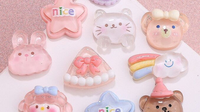 เรซิ่น diy แผ่นกาวเรซิ่น พลาสติกใส รูปการ์ตูนสัตว์ ไอศกรีมน่ารัก ขนาดเล็ก สําหรับทําเครื่องประดับ พวงกุญแจ กิ๊บติดผม diy