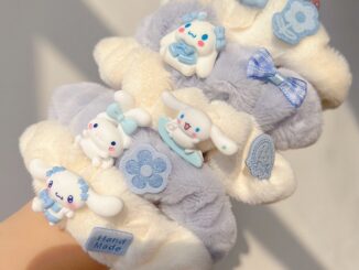 ยางรัดผมอะคริลิค สีฟ้า น่ารัก เครื่องประดับ สําหรับนักเรียน ของขวัญวันเกิด