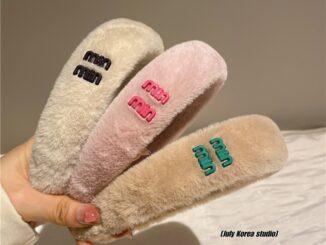 ที่คาดผม กันลื่น ผ้ากํามะหยี่ขนนิ่ม พิมพ์ลายตัวอักษร สีสันสดใส ระดับไฮเอนด์ สําหรับผู้หญิง