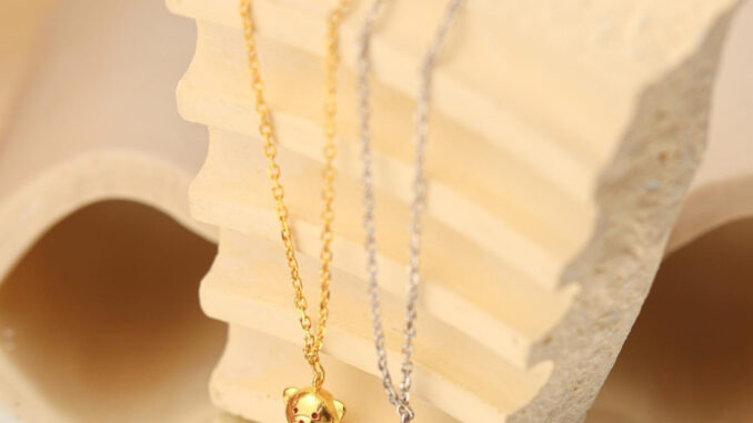 สร้อยคอรูปน้องหมี  New Collection บอกรักผ่านสร้อยคอหมี  Mr.Hug