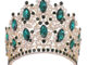 Levery Miss Pageant มงกุฎเจ้าหญิง ประดับพลอยเทียม ขนาดใหญ่ สําหรับเจ้าสาว งานแต่งงาน