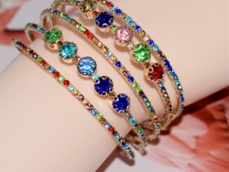 เครื่องประดับ สร้อยข้อมือ แบบเปิด อเนกประสงค์ หรูหรา สไตล์ยุโรป และอเมริกา