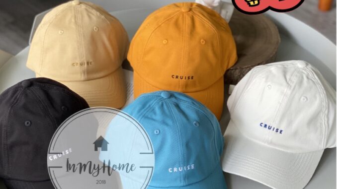 หมวกแฟชั่น ปัก CRUISE หมวกแก๊ป   ทรงเบสบอล ผ้าคอตตอน ปรับสายได้หลายระดับ   มีให้เลือก 5สี imh99