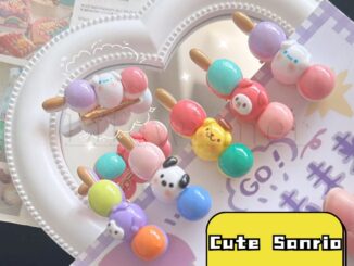 SANRIO กิ๊บติดผมโลหะ รูปหางม้าน่ารัก กันลื่น เครื่องประดับ สําหรับผู้หญิง