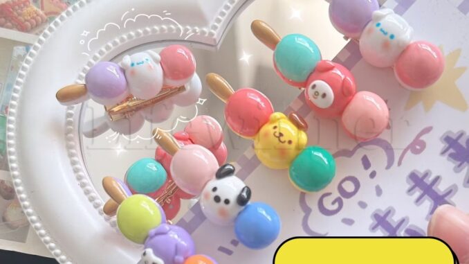 SANRIO กิ๊บติดผมโลหะ รูปหางม้าน่ารัก กันลื่น เครื่องประดับ สําหรับผู้หญิง