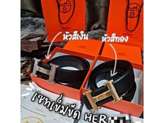 พร้อมส่ง เซตเข็มขัด เฮอ ลายหนัง มาพร้อมกล่อง+อุปกรณ์