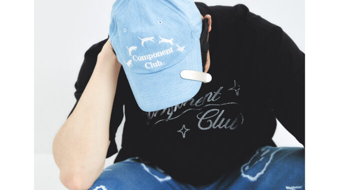 COMPONENT CLUB CAP - DENIM AND PINK CAT CLUB