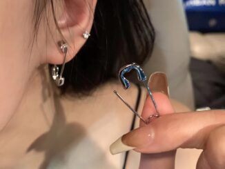 ต่างหูโลหะผสม สไตล์ฮิปฮอป พังก์ เพื่อความปลอดภัย