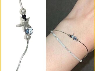 Arin สร้อยข้อมือ อัลลอย ลายดาวสีฟ้า เรียบง่าย และสง่างาม สายรัดข้อมือ ดาว เรียบง่าย และเก๋ไก๋ จี้ดาว โซ่มือ เครื่องประดับแฟชั่น