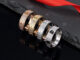 แหวน love ring ฝังเพชรCZ8A ไม่ลอกไม่ดำ สินค้าพร้อมส่ง cat22
