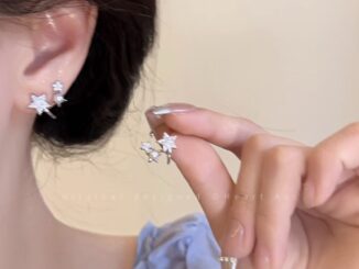 เครื่องประดับ ต่างหู แบบคลิปหนีบ ประดับไข่มุก คริสตัล สีเงิน หรูหรา สําหรับผู้หญิง