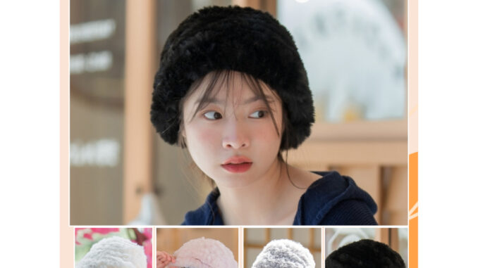 หมวกขนเฟอร์บักเก็ต กันหนาว รุ่น HA15 Bucket Hat Fur COATMEE หมวกขนเฟอร์บักเก็ต กันหนาว รุ่น HA15 Bucket Hat Fur COATMEE