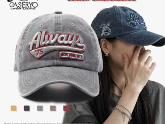Gaseryo ใหม่ หมวกเบสบอล ผ้าฝ้าย 100% ปักลาย Your City Always '75 New York City คุณภาพสูง