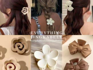 พร้อมส่ง  กิ๊บหนีบผมใหญ่เนื้อกำมะหยี่ กิ๊บหนีบผมดอกไม้ กิ๊บโบว์