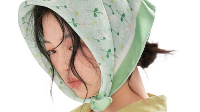 Cabeza ผ้าพันคอ ทรงสี่เหลี่ยม สไตล์เกาหลี สําหรับผู้หญิง