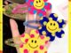 พร้อมส่งจากไทย กิ๊บติดผมดอกไม้แต่งลายจุดสีสันสดใส