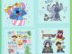 แผ่นแพทช์ พิมพ์ลาย Winnie The Pooh and Stitch มีกาวในตัว สําหรับเด็ก