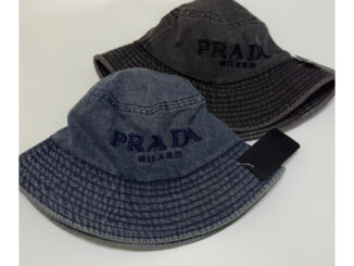 *สินค้าพร้อมส่ง New หมวกBucket ปร้าดาผ้ายีนส์PRD