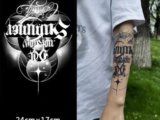 【COCO Magic tattoo】สติกเกอร์รอยสักชั่วคราว กึ่งถาวร กันน้ํา ติดทนนาน 15 วัน 24 ซม.*17 ซม.