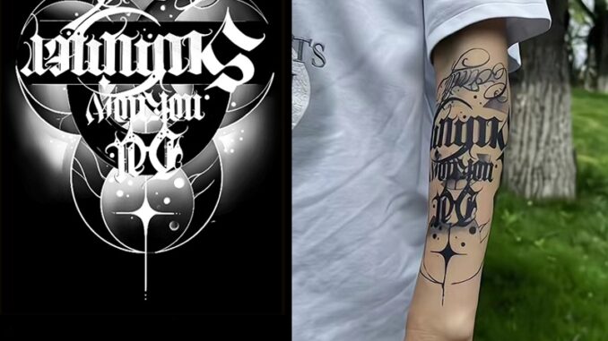 【COCO Magic tattoo】สติกเกอร์รอยสักชั่วคราว กึ่งถาวร กันน้ํา ติดทนนาน 15 วัน 24 ซม.*17 ซม.