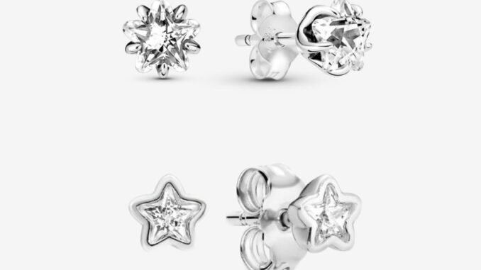[พร้อมส่งทีไทย]Pandora เงิน925 ต่างหู ตุ้มหู Twinkling Star Stud Earrings เครื่องประดับแฟชั่นสตรี ของแท้ 100%P31