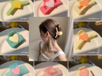 กิ๊บติดผม รูปหัวใจ ฉลามน่ารัก ทรงสี่เหลี่ยม ขนาดใหญ่ สไตล์เกาหลี เครื่องประดับแฟชั่น สําหรับเด็กผู้หญิง
