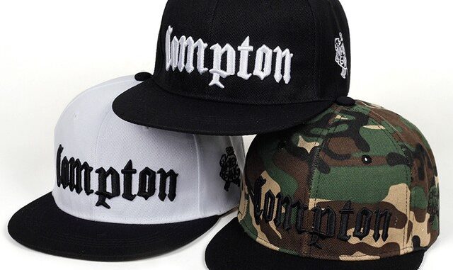 หมวกเบสบอล หมวกแก๊ป พิมพ์ลายตัวอักษร COMPTON แนวสตรีทแดนซ์ Gangster สไตล์ฮิปฮอป สําหรับผู้ชาย และผู้หญิง