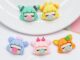 สติกเกอร์เรซิ่น ลายการ์ตูนเด็กผู้หญิงน่ารัก DIY สําหรับติดตกแต่งโทรศัพท์มือถือ กิ๊บติดผม ตู้เย็น
