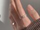 [highbuying] 1Set Fashion Personality Heart Shape Hollow Out Silver Color Open Ring for Women Simple Clean Ins Style Adjustable Ring Trendy Girls Jewelry New Stock