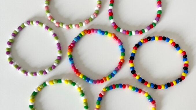 กำไลข้อมือลูกปัดหลากสี #3 | colorful bead bracelet