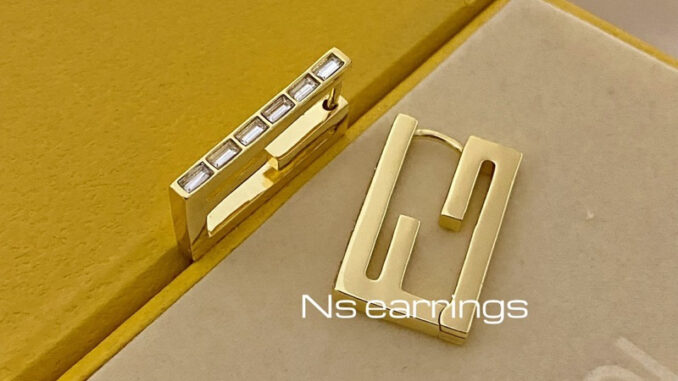 NS.EARRINGS | NS686 - BAGUETTE EARRINGS