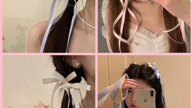 กิ๊บโบว์ติดผม กิ๊บโบว์ริบบิ้น กิ๊บโบว์แต่งผม สีพาสเทล