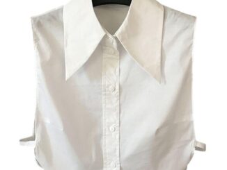 King เสื้อเบลาส์ ผ้าฝ้าย ทรงสามเหลี่ยม ถอดออกได้ สีพื้น หรูหรา สําหรับผู้หญิง