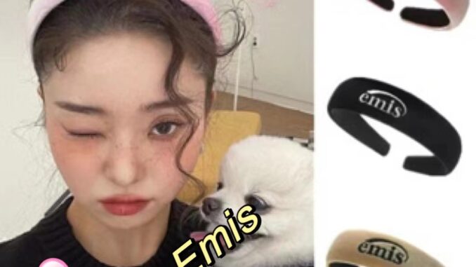 【Emis】 ที่คาดผมแฟชั่นเกาหลี เข้ากับทุกการแต่งกาย โดปามีน ที่มีสีสันสวยงาม เครื่องประดับผม กิ๊บ ที่คาดผม